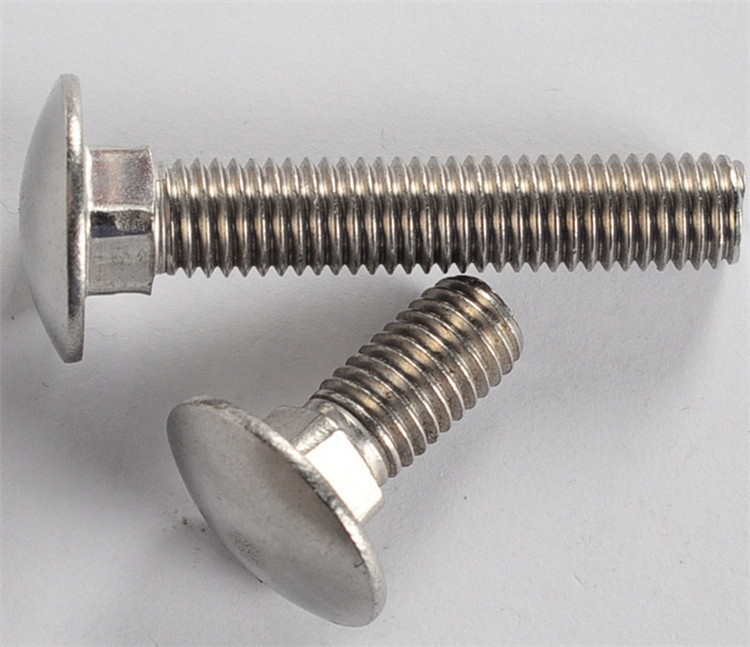 12mm gb12不锈钢304小头方颈马车螺丝/螺栓m12*30/40/50/60-80