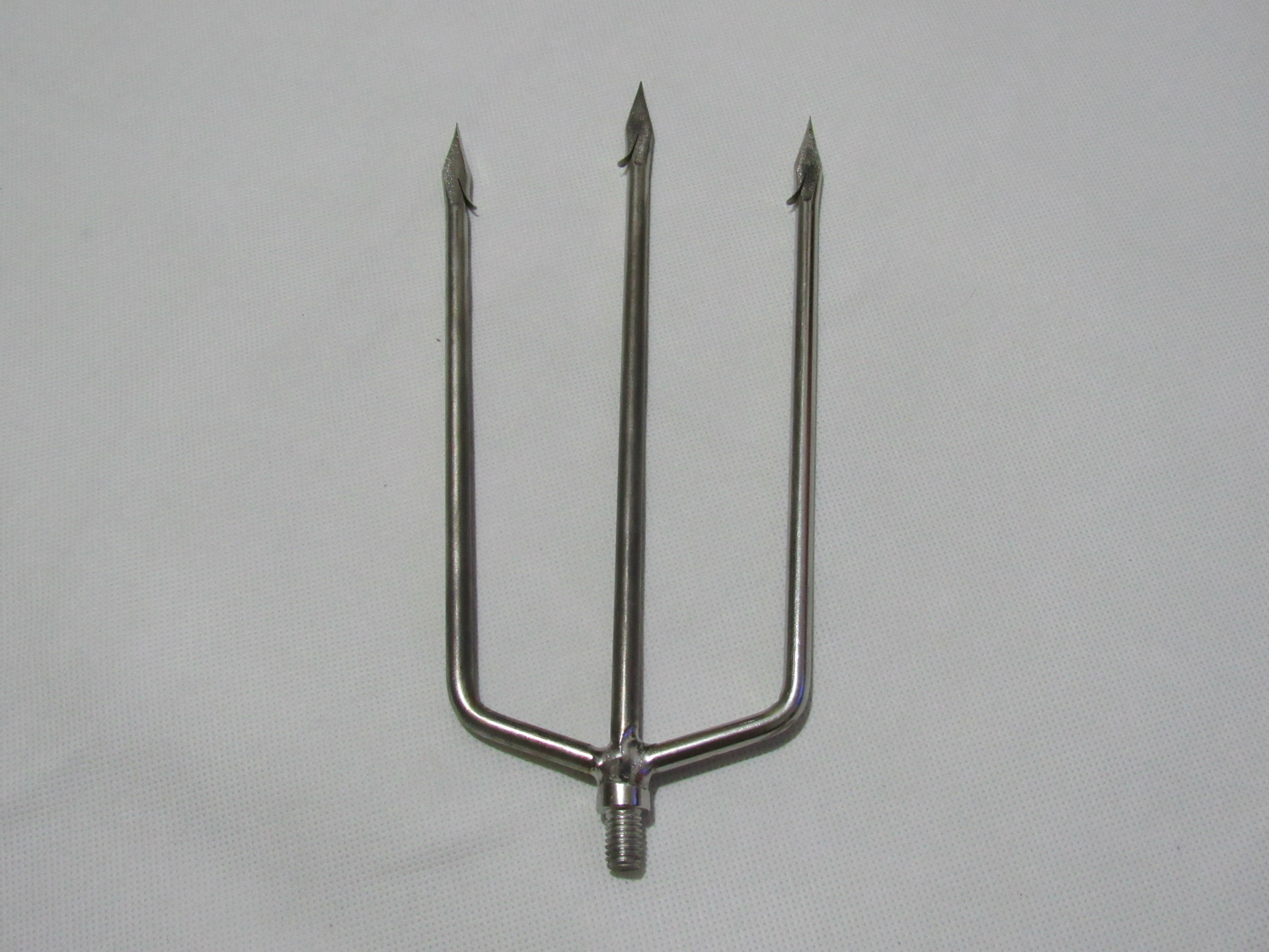 不锈钢3齿大倒刺鱼叉渔叉 三齿叉 鱼叉头 三齿渔叉