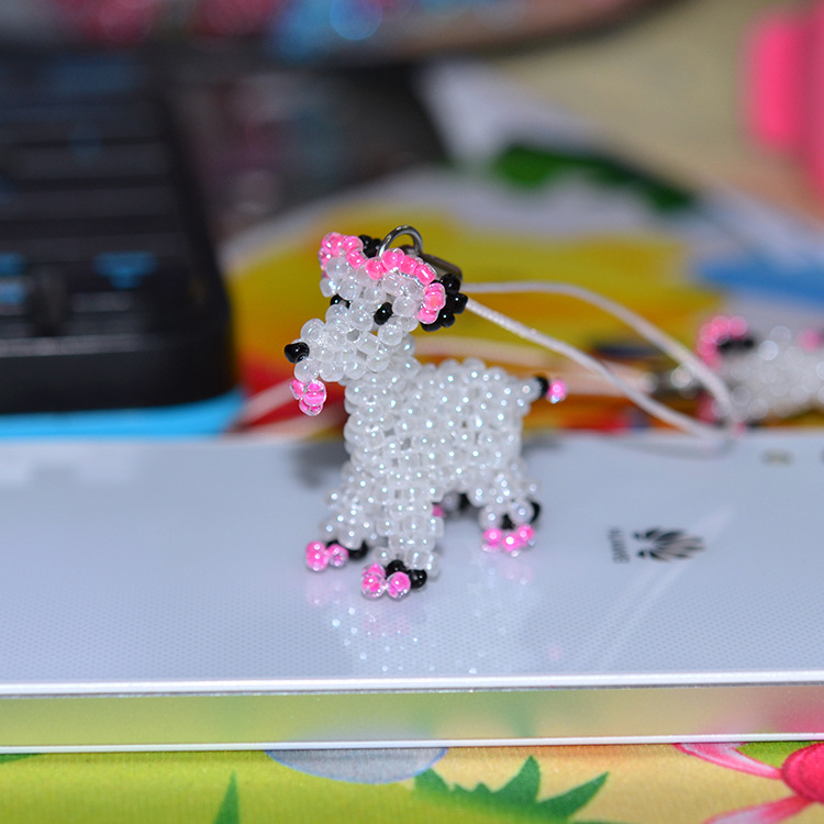 diy业余手工串珠羊成品/diy珠子/十二生肖/促销礼品少量批发