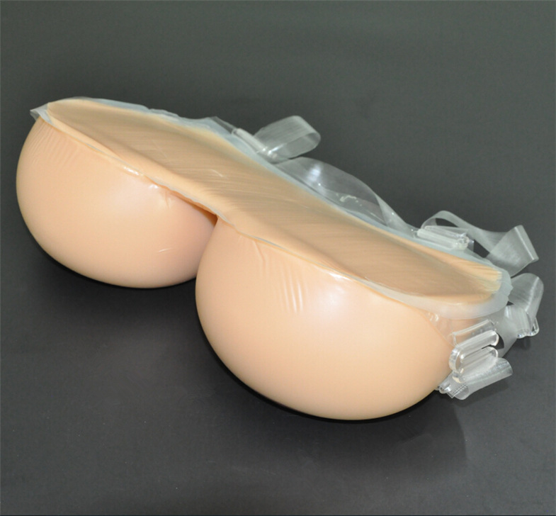 厂家批发深肤色3600g伪娘爆乳假咪咪假胸 水滴型连体变装义乳