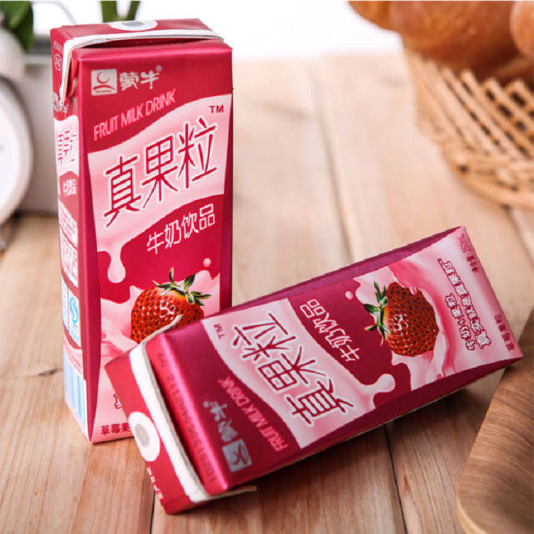 批发蒙牛真果粒酸酸乳1250ml12包6盒牛奶果粒含乳饮料