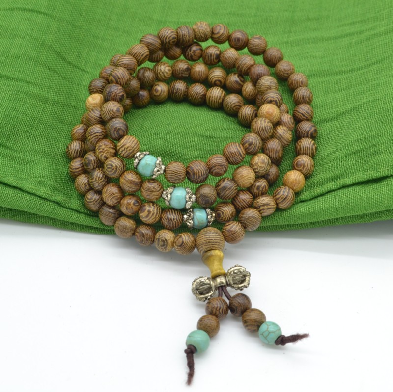 非洲鸡翅木12/15/18/20mm手串手链佛珠木质念珠男女款饰品