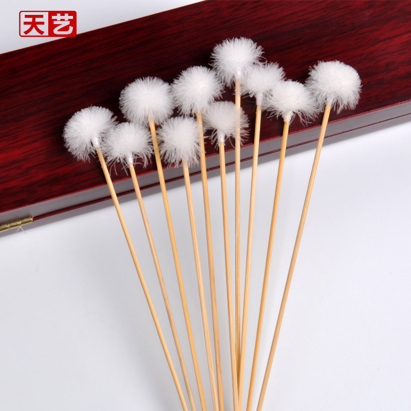 天艺牌扬州手工制作掏耳采耳工具套装小头鹅毛棒1根