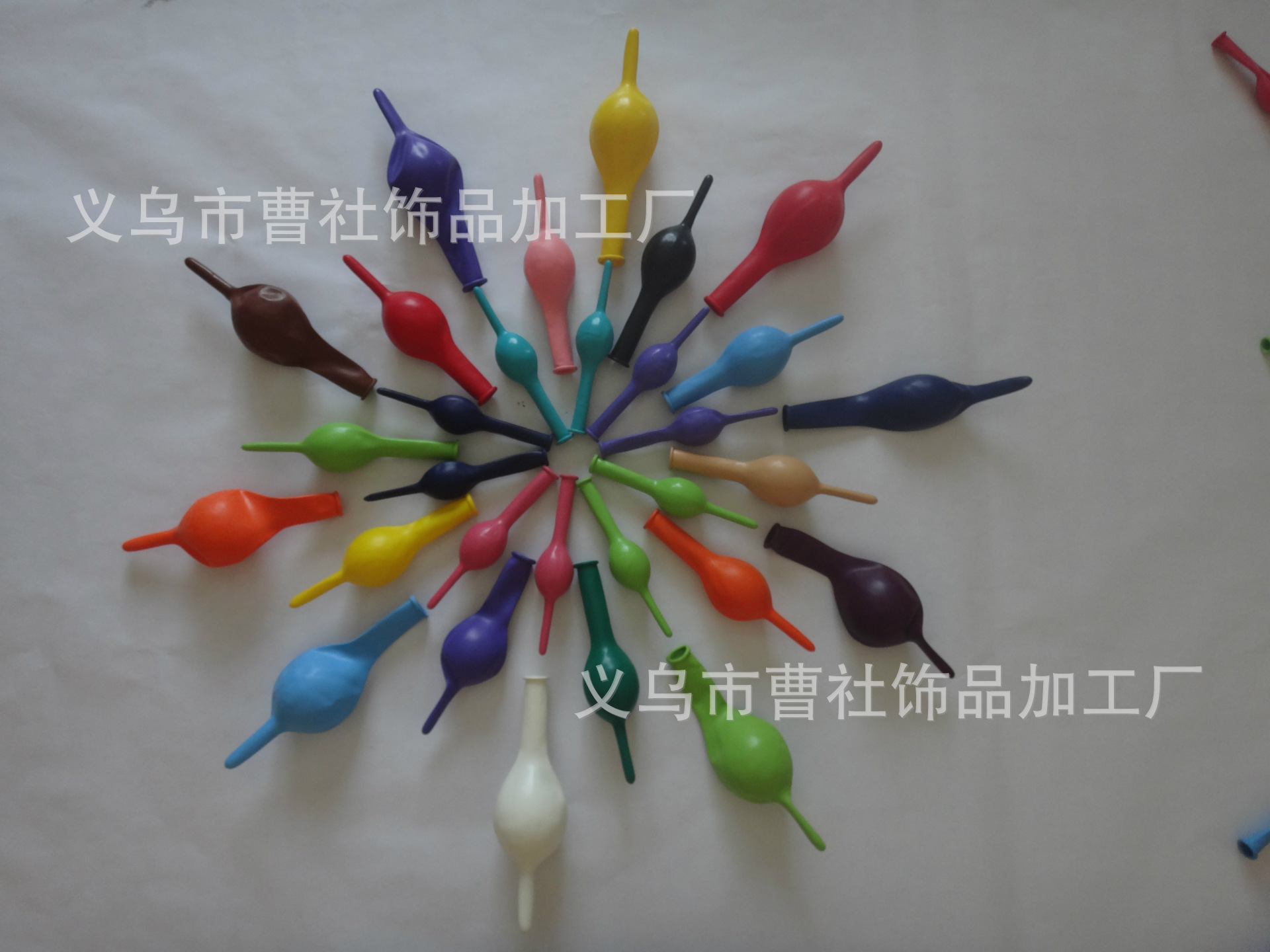 圣诞节创意针球气球 派对庆典用品 婚庆尾巴气球针尾气球拱门气球