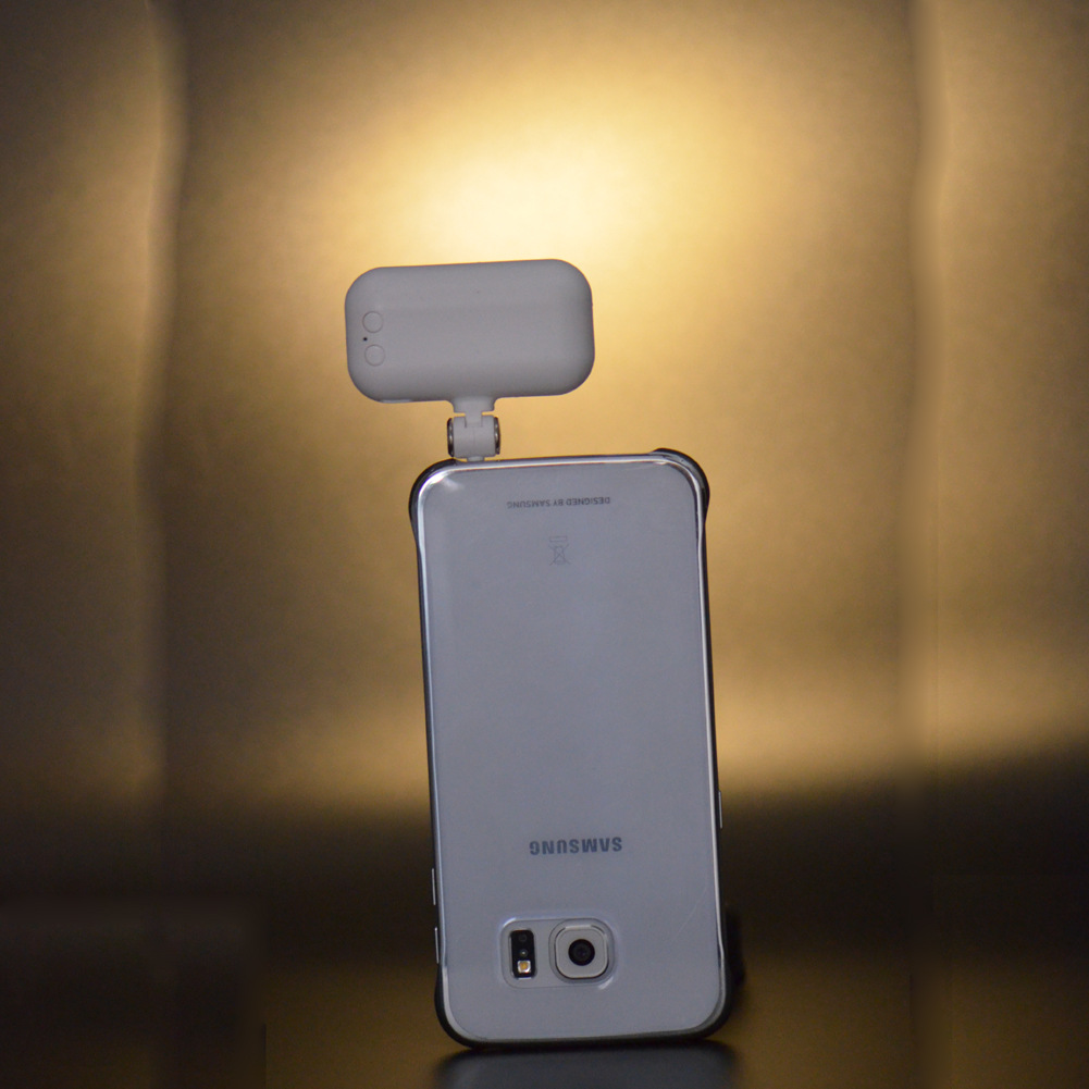 调光手机闪光灯外置led补光灯双色温拍照直播自拍神器闪灯美肌灯