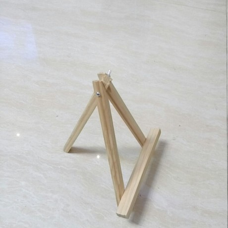 厂家直销实木三角架木质相框架实木文具架儿童画架平板电脑架