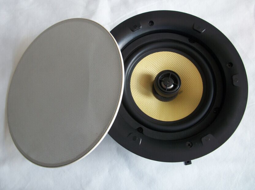 5寸窄边天花喇叭 优质防弹布吸顶扬声器 乐派背景音乐系统