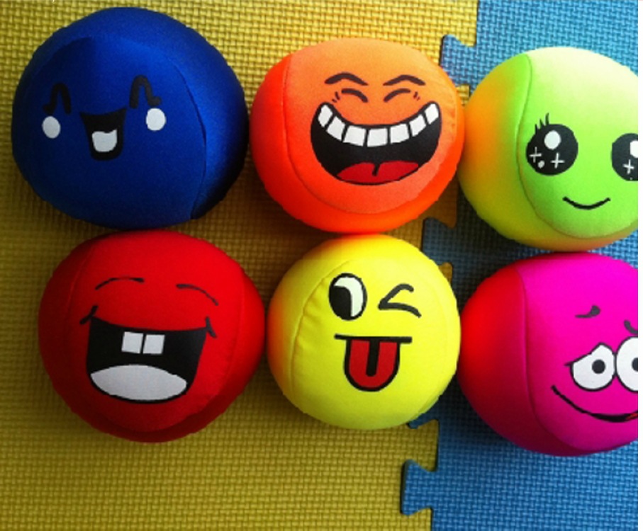 儿童礼物幼儿园儿童卡通弹力动物笑脸软沙包学生扔沙包投掷物