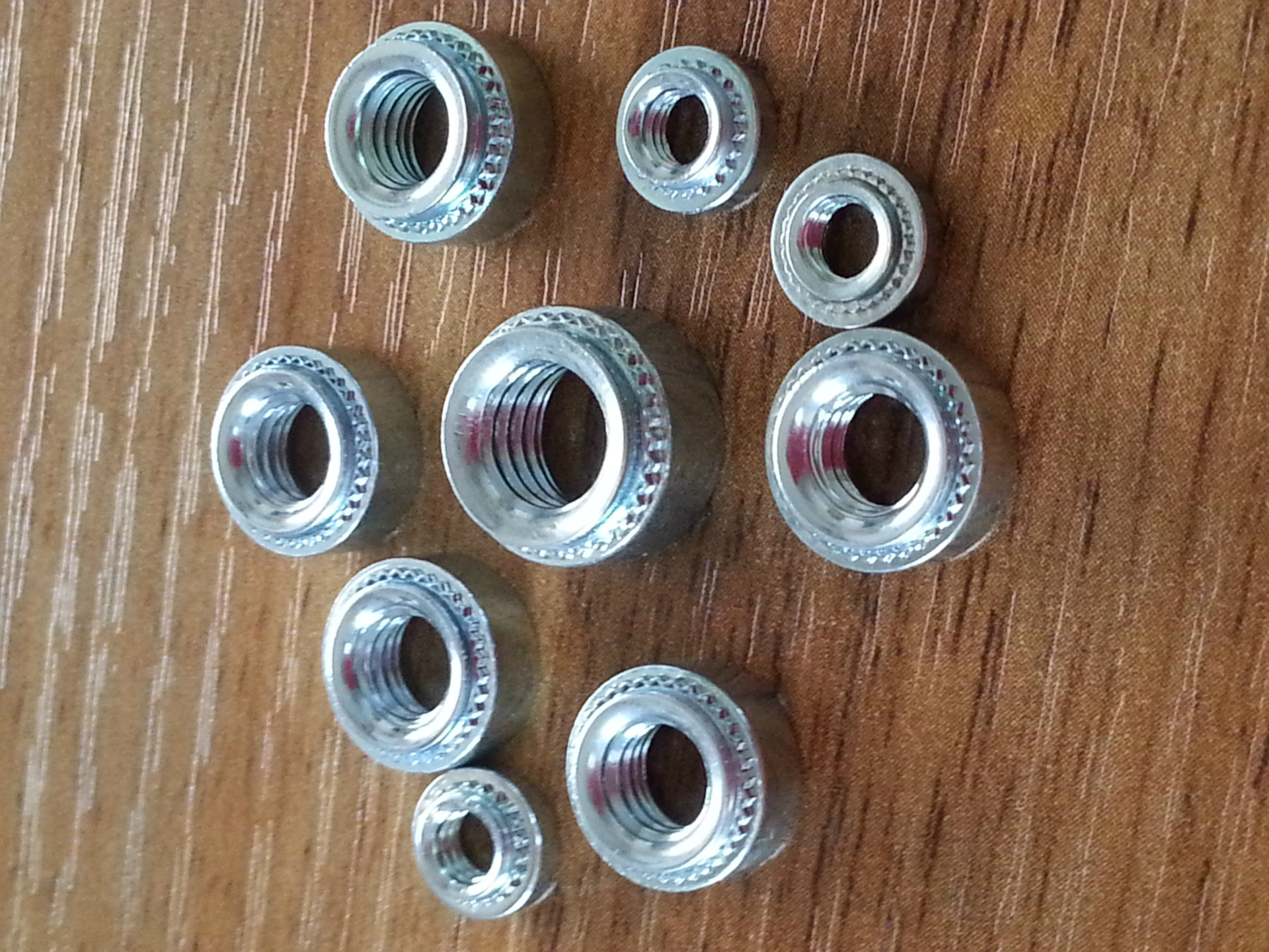 不锈钢压铆螺母cls -m6 花柄螺母 钣金螺母 汽车紧固件