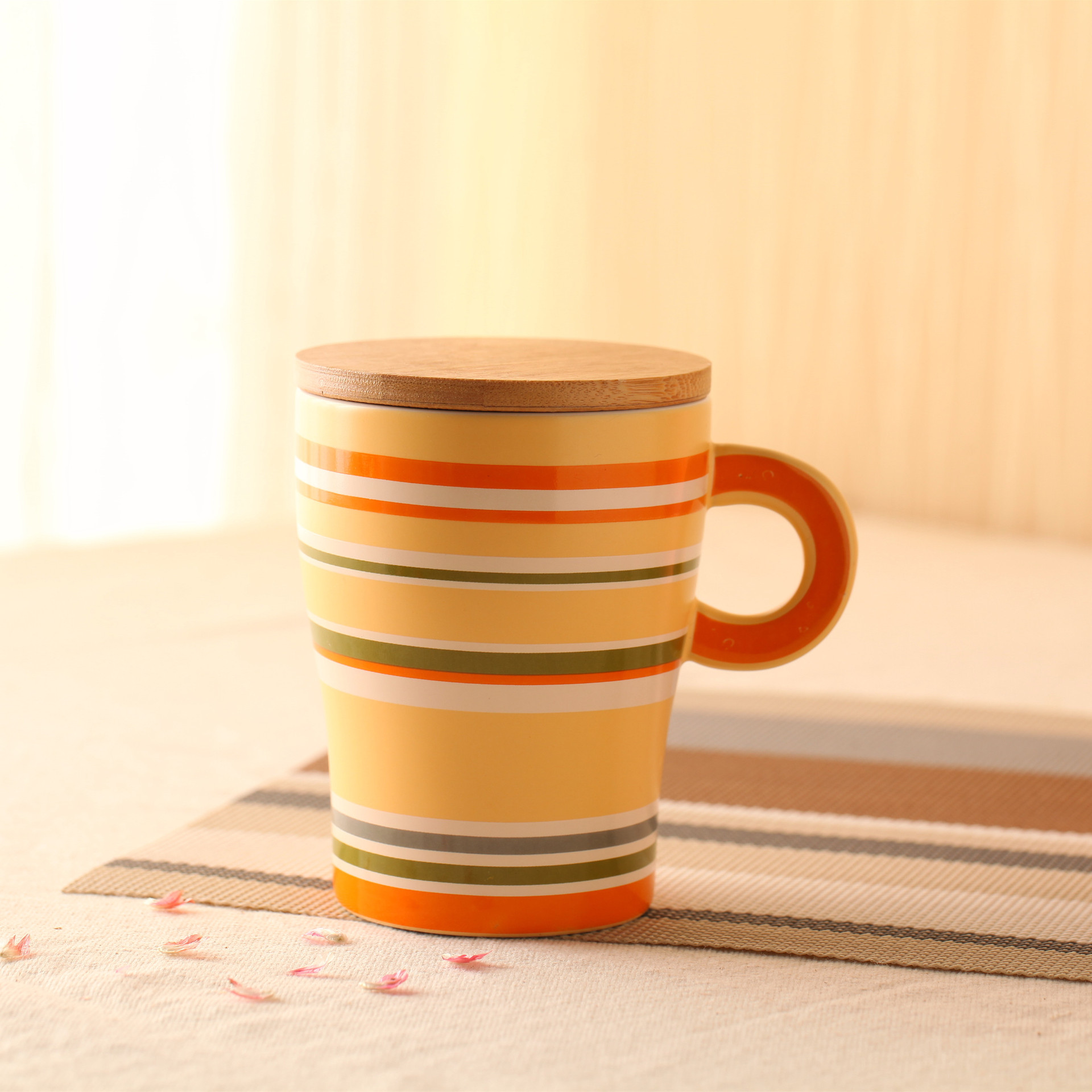 【图】爆款彩虹陶瓷杯 时尚马克杯 办公室水杯 _杯子_列表网