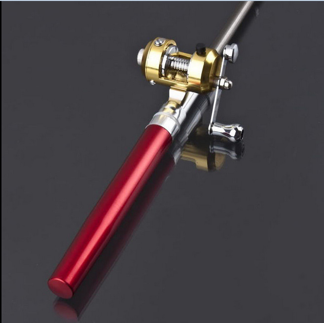 厂家正品 钢笔袖珍钓鱼杆 迷你鱼竿 便携钢笔竿 钢笔式鱼竿 鱼杆