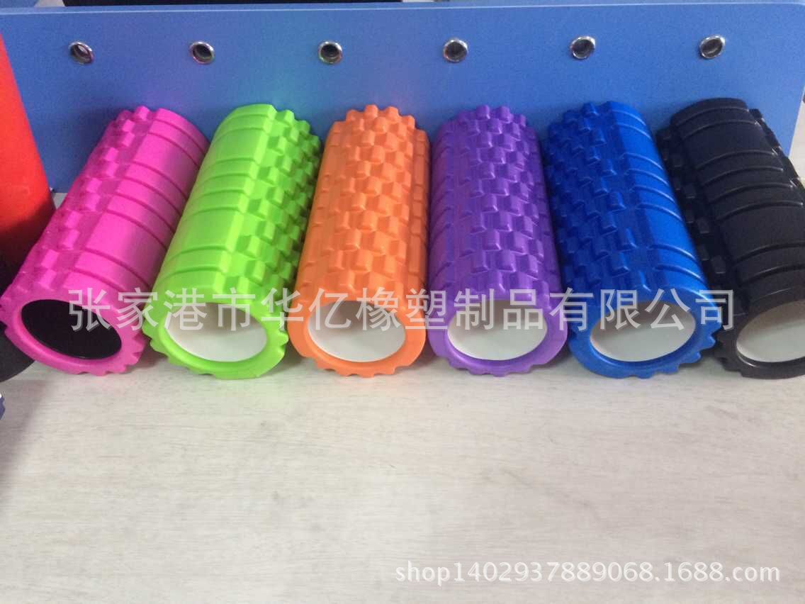 瑜伽柱泡沫轴滚筒 狼牙棒按摩棍肌肉放松 foam roller健身