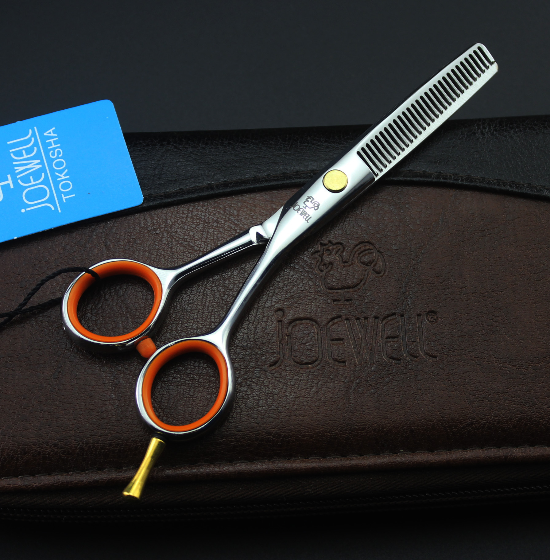 5寸 鸡牌 个性 美发剪刀 理发剪 平剪 刘海剪 牙剪 打薄