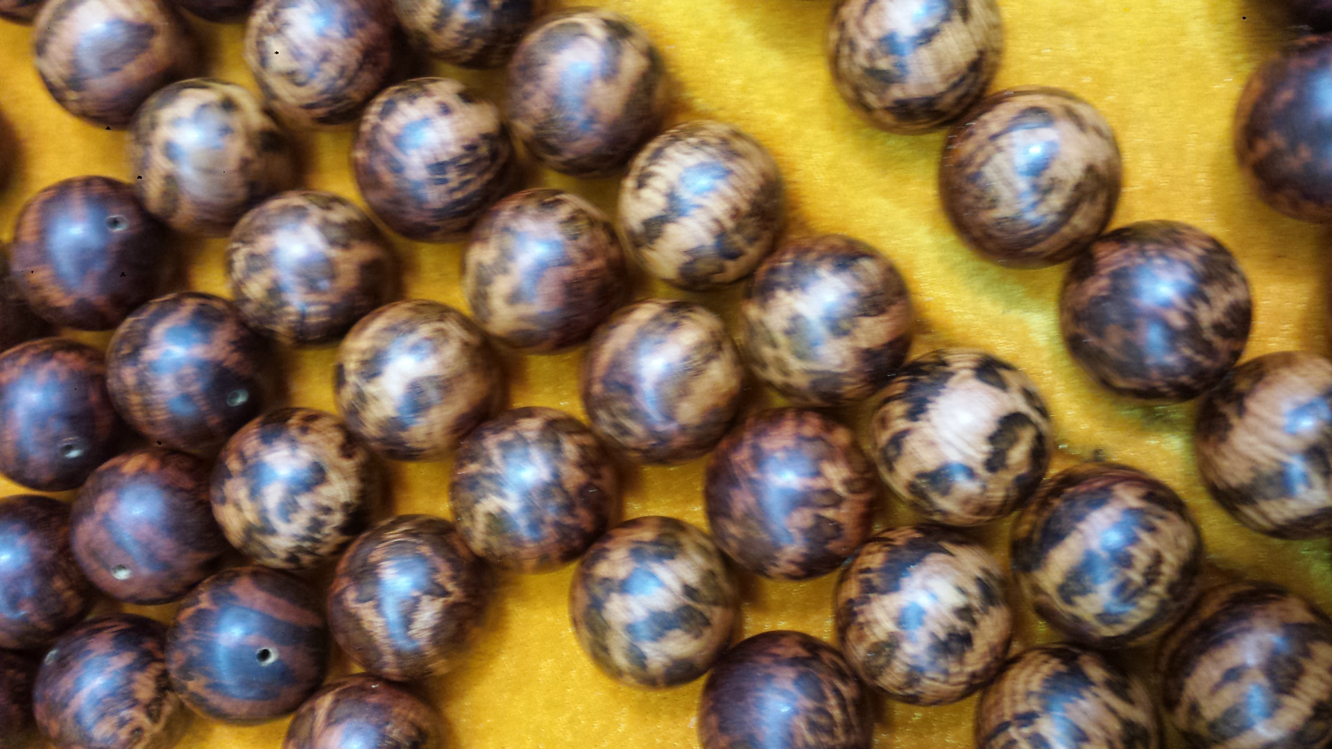 南美洲硬木蛇纹木2.0佛珠手串男士款虎斑纹爆满花豹纹原木蛇