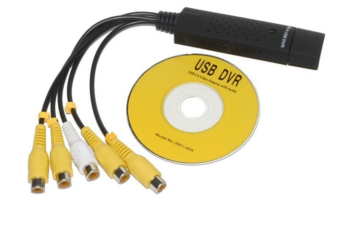 usb视频采集卡四路 监控视频采集卡 笔记本电脑视频采集卡 采集卡