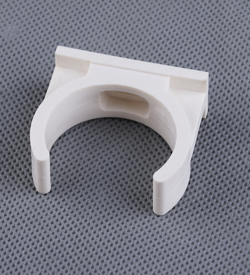 四川重庆专业销售雄塑pvc线管配件管夹 白色pvc管夹 u型管卡 pvc