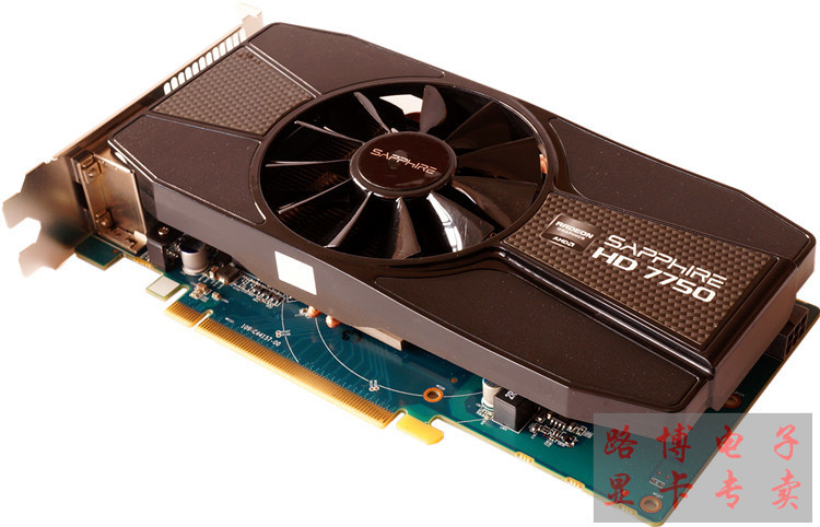 全国包邮蓝宝石ati hd7750 1g ddr5高端游戏独立显卡 36000高分