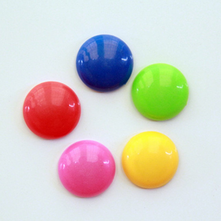 荐 厂家直销白板黑板专用磁性贴 彩色圆形磁铁 强力磁钢 吸铁石