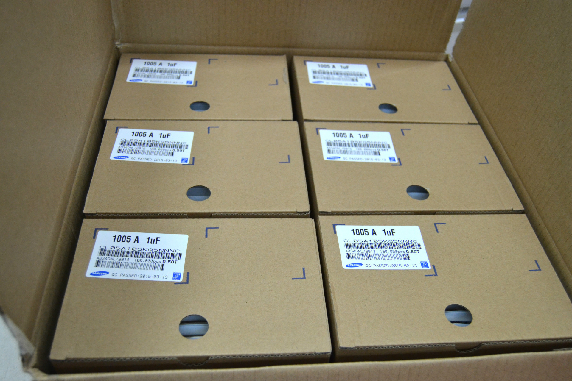 0402贴片电容 1uf 105k 6.3v x5r 10.