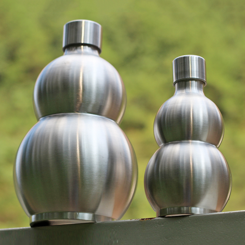 葫芦创意保温杯可爱个性便携情侣茶杯 不锈