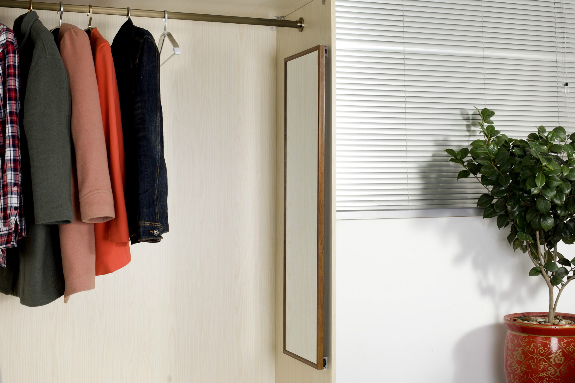 厂家批发定制 香檀木穿衣镜 试衣镜 衣柜推拉镜 伸缩穿衣.