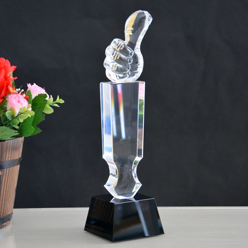 欢迎定制水晶奖杯大号表彰个人荣誉刻字不一般水晶奖杯特卖