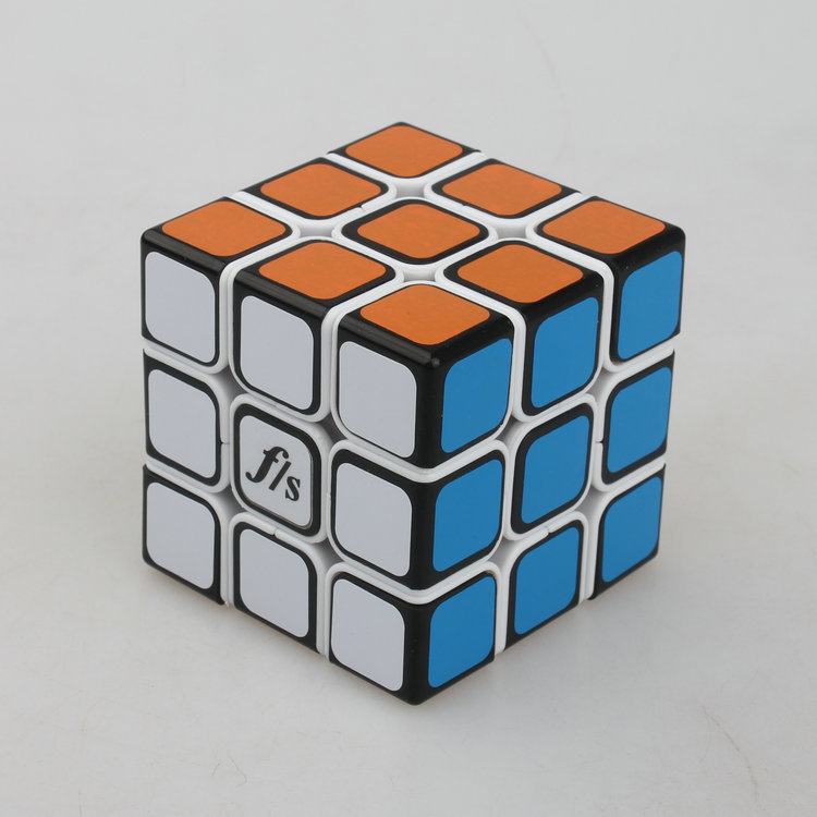 方是小霜刃546mm三阶魔方白色黑盖3x3x3莫邪funs3阶魔方