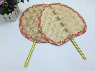 新款夏季凉爽手工竹编扇子 驱蚊扇子 劳保农民扇子批发