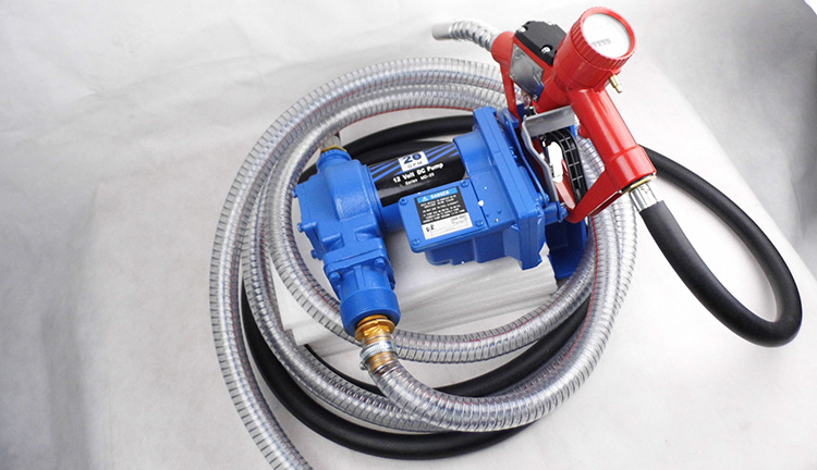 直流防爆加汽柴油手动自封计量组合泵柴油抽油泵自吸防爆加油泵