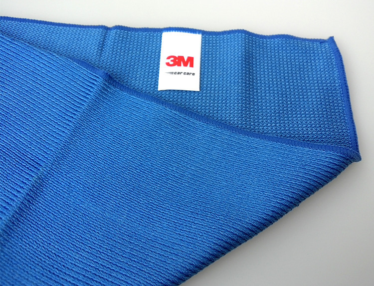 3m毛巾38201汽车专业擦拭毛巾玻璃去污专用38202洗车无水痕大毛巾