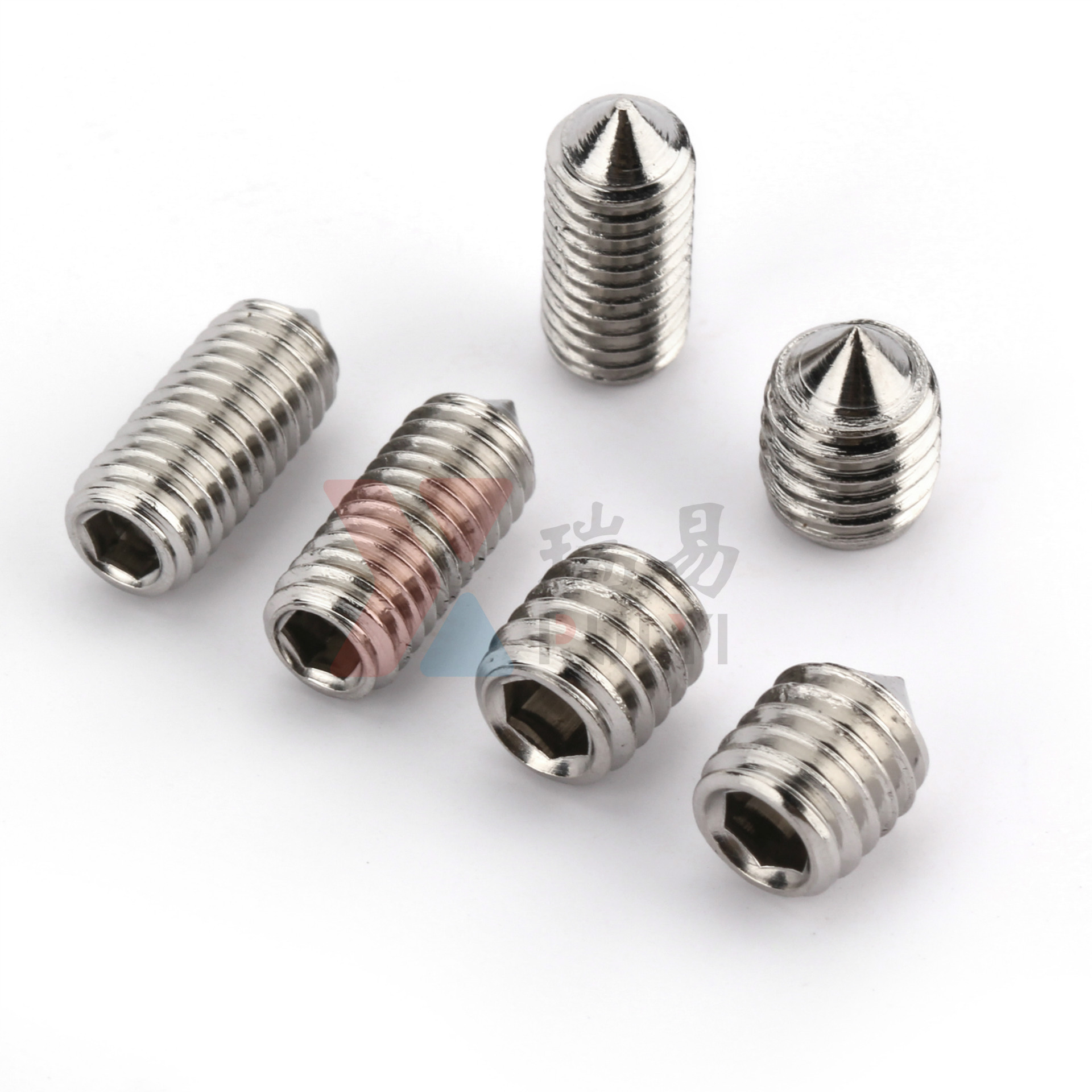 内六角螺钉_厂价304不锈钢端紧定螺丝 din914尖端机