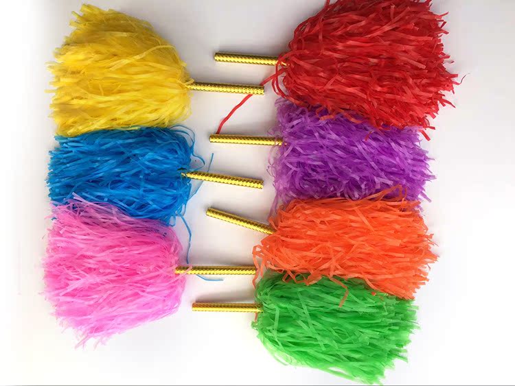 新款花棍子舞蹈道具 幼儿轻器械儿童花棍 喜庆节日用品 莲响 淘