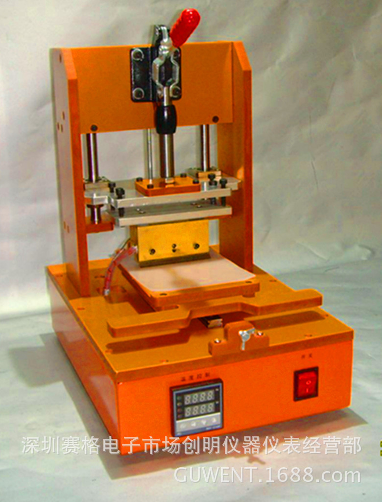 等触摸屏总成拆下玻璃镜面后的残胶和拆除偏光片后的残胶 (不需模具