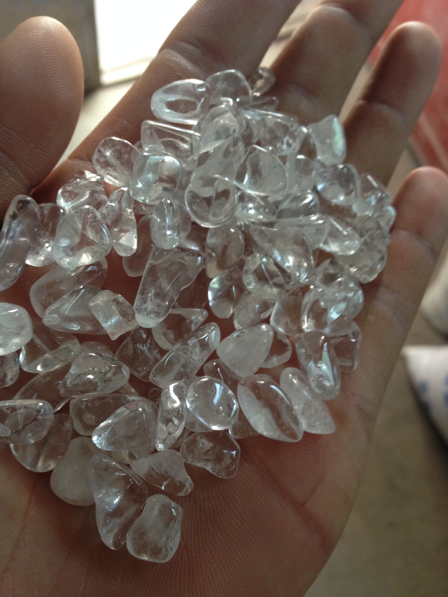 厂家直销 白水晶天然碎石 量大从优 常年供应 可来样定做