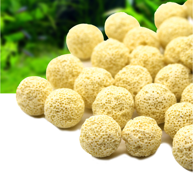 鱼缸水族箱过滤器培养硝化菌远红外细菌球鱼缸过滤材料 500g