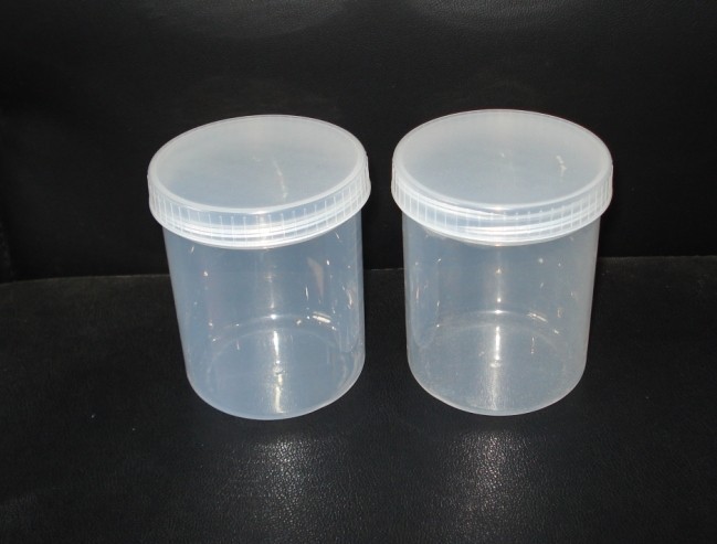 广州厂家供应透明太空沙包装塑料罐 螺旋盖密封 可定制 量大从优