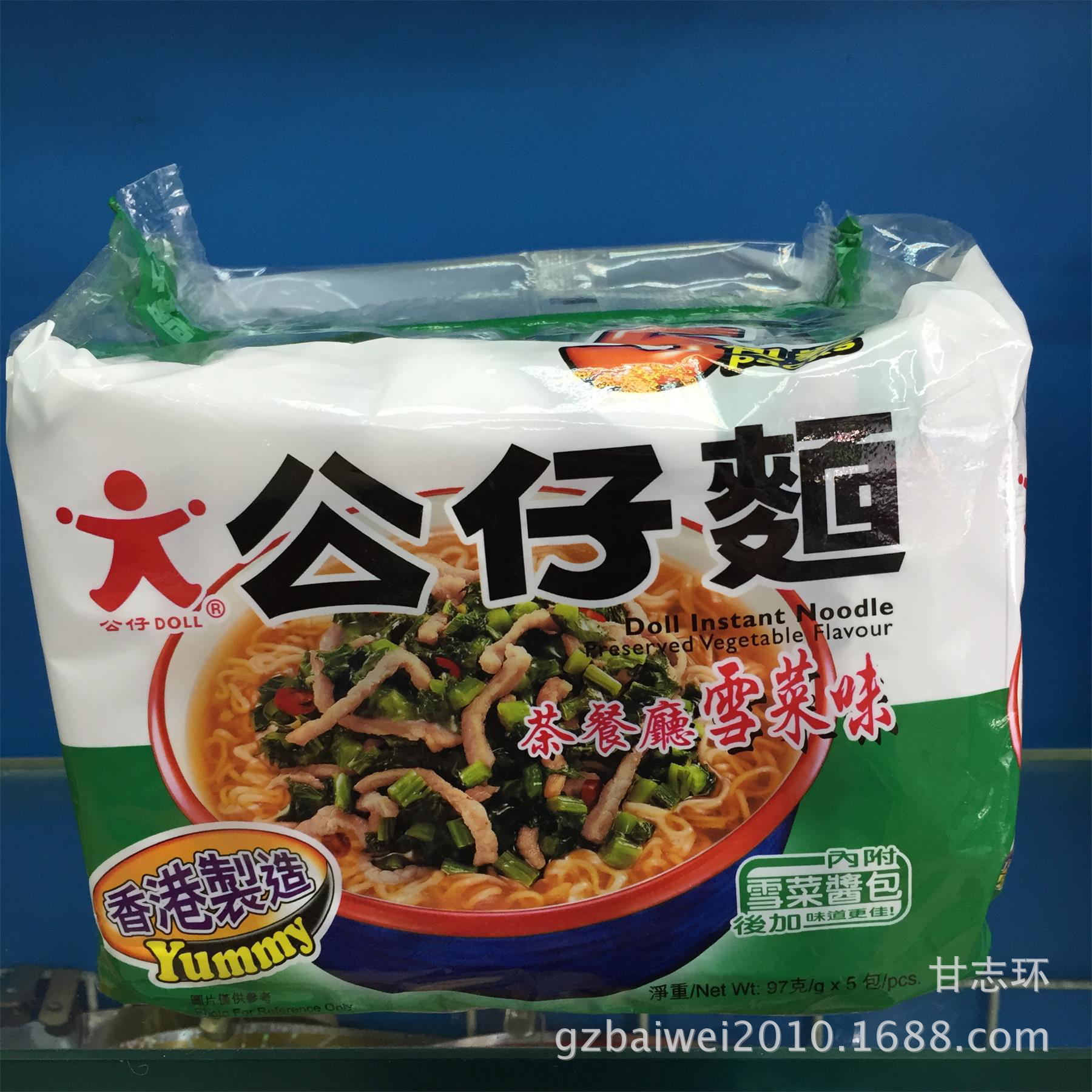 公仔面雪菜味100克
