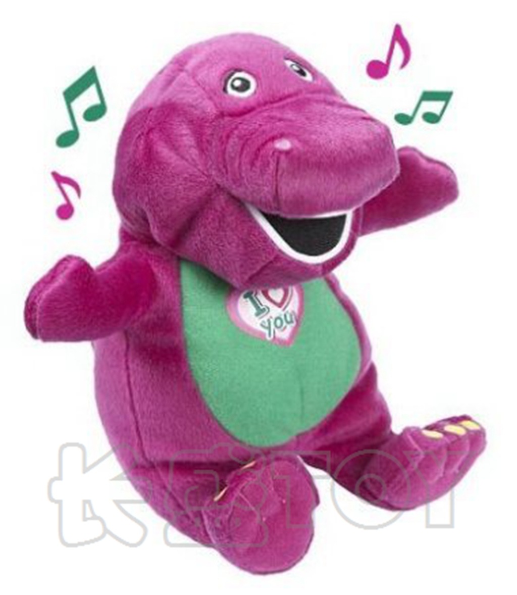 【圣诞节备货!】 barney 会唱歌班尼 紫色小恐龙 毛绒玩具 公仔