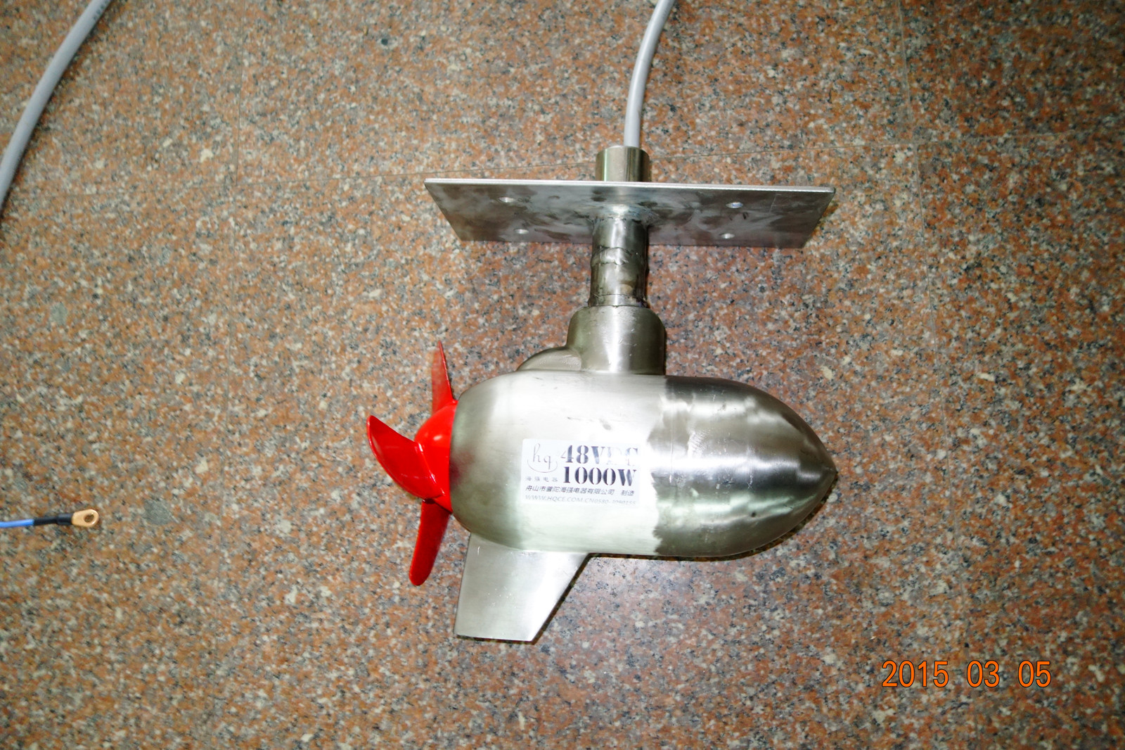 供:河道保洁船 船用电动推进器 48v 1000w