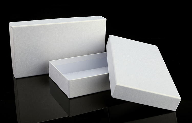 现货白色钱包盒 长方形礼品盒通用包装硬盒子 天地盖钱包包装纸盒