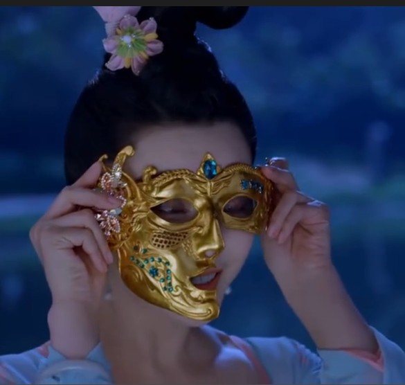 化装舞会电视剧武媚娘兰陵王面具表演走秀公主面具万圣节面具批发