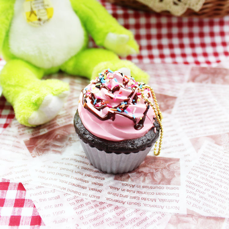 露奇奥(lucio)慢回弹手感pu仿真纸杯蛋糕新奇特地摊热卖玩具