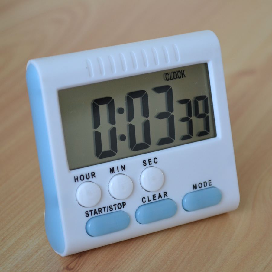 厂家直批计时器定时器大屏幕lcd显示多功能厨房正倒数计时器