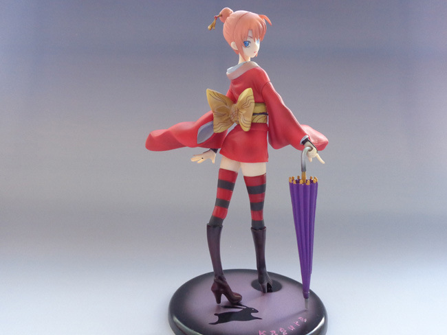 e.m 银魂 吉原篇 夜兔族 神乐雨伞 手办公仔摆件