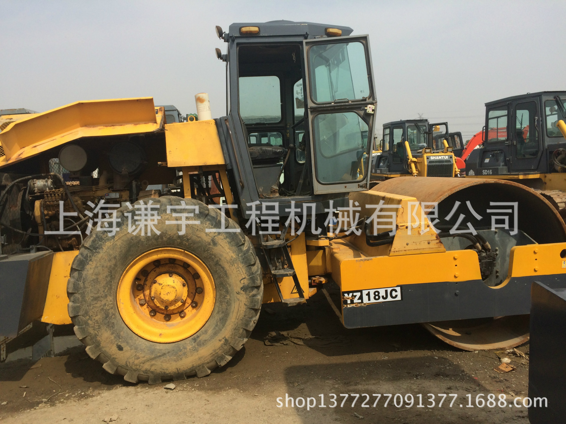 出售二手徐工18吨铁三轮压路机，供应二手徐工22吨振动压路机