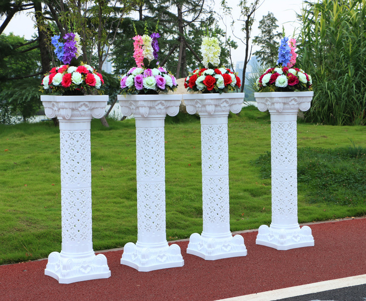 105cm加厚镂空罗马柱 婚庆道具 婚庆路引 厂家直销婚庆道具罗马柱