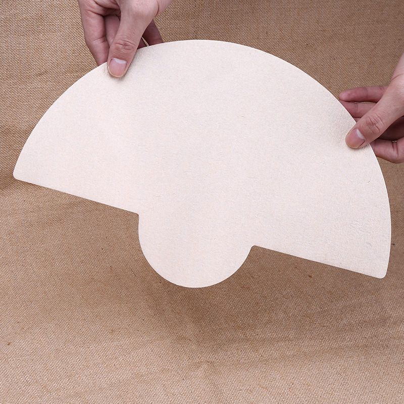 lbeans分享壶扇形过滤纸原色咖啡滤纸木质纤维24人份40片入