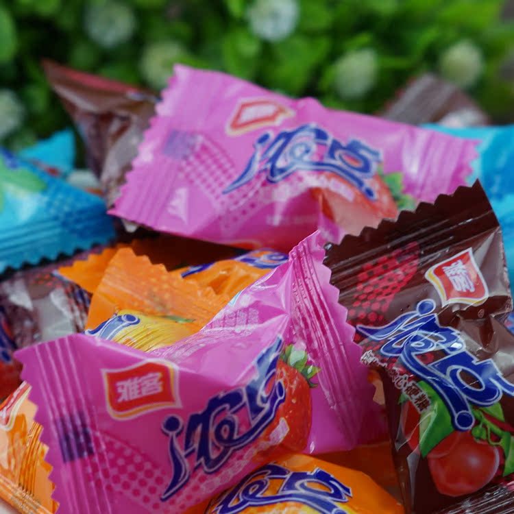 结婚喜糖雅客浓点夹心硬糖 500g婚庆果味硬糖 雅客喜糖