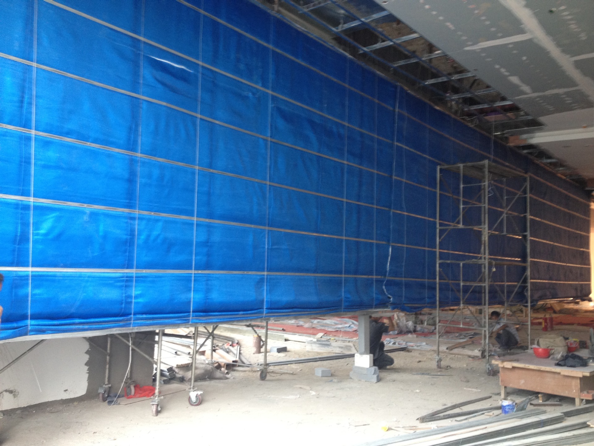 特级无机布双轨双帘防火卷帘门生产厂家特级无机布防火卷帘门价格