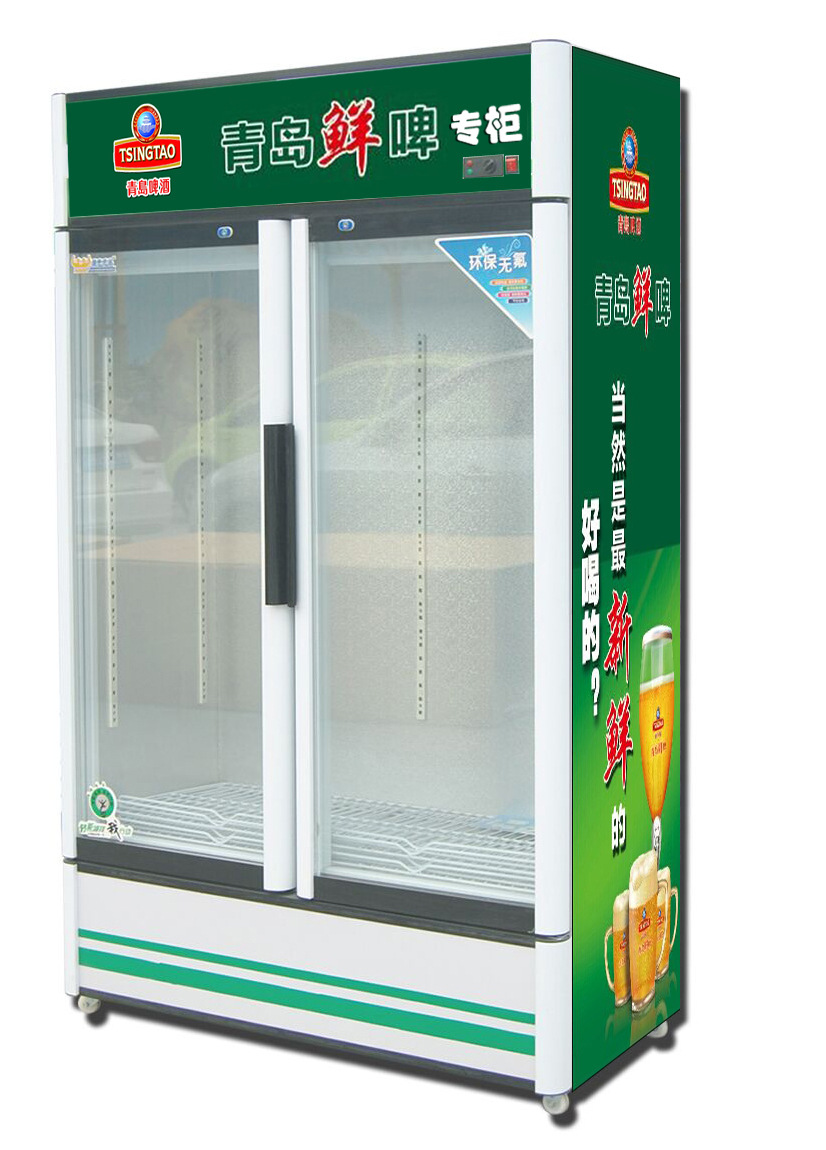 饮料展示柜单开门